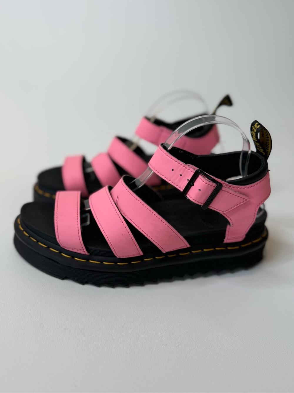 Dr Martens Blaire Sandals Lemonade Pink Platform Shoes Size 11 Women’s